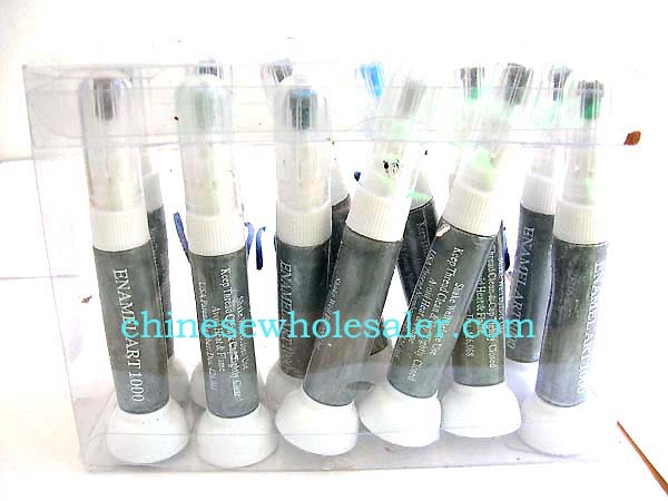 International salon equipment products manufactured in China including Grey nail art pen with extra thin tip for patterns drawing and brush for polishing
   