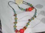 Assorted Bali faux beaded necklace matching with the bracelet