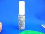 Color for nail art creatiions supplied by online China wholesale distribution dealer. Silver glitter nail polish.