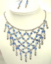 Bracelet and necklace set jewelry