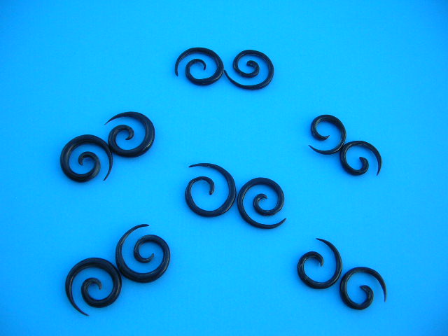 Accessory distribution catalog - Balinese wooden spiral ear plugs