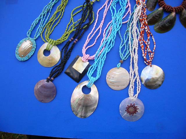 Ladies jewelry fashion supplier - Summer style bali indonesian seashell and bead necklaces