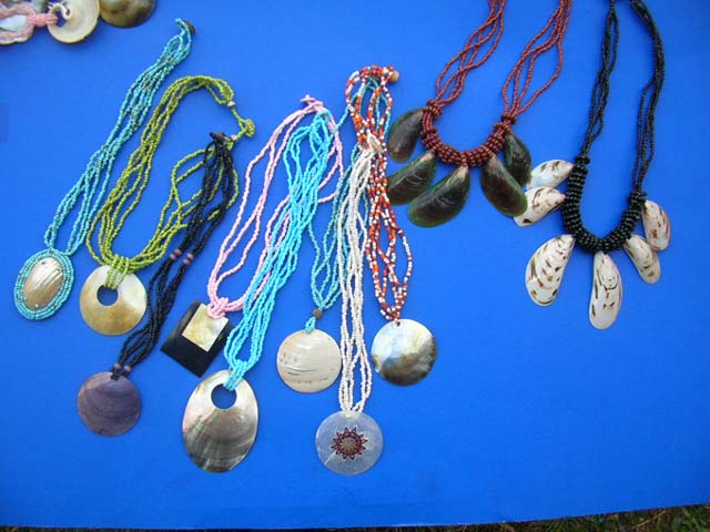Ladies jewelry fashion supplier - Summer style bali indonesian seashell and bead necklaces
