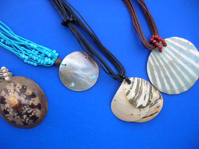 Ladies jewelry fashion supplier - Summer style bali indonesian seashell and bead necklaces
