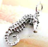 Animal life sea horse pendant made of 925. sterling silver