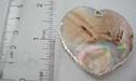 Heart shape genuine seashell fashion pendant 